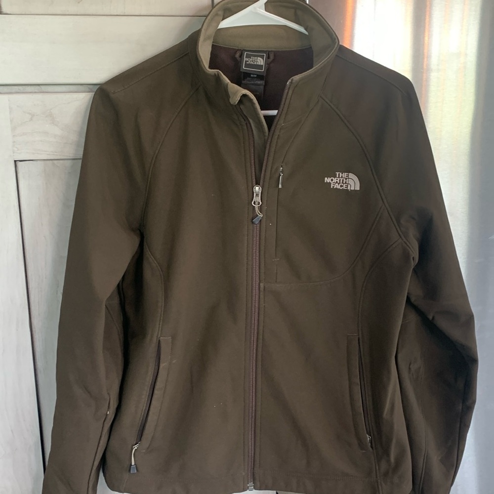 North face chocolate brown size m